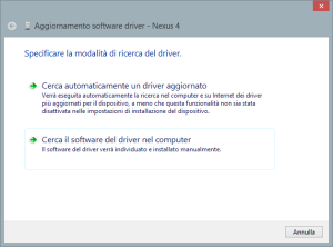 aggiornamentosoftwaredr-Window ADB ADB and FastBoot on Nexus 4