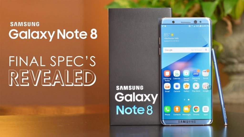 Samsung Galaxy Note 8 features