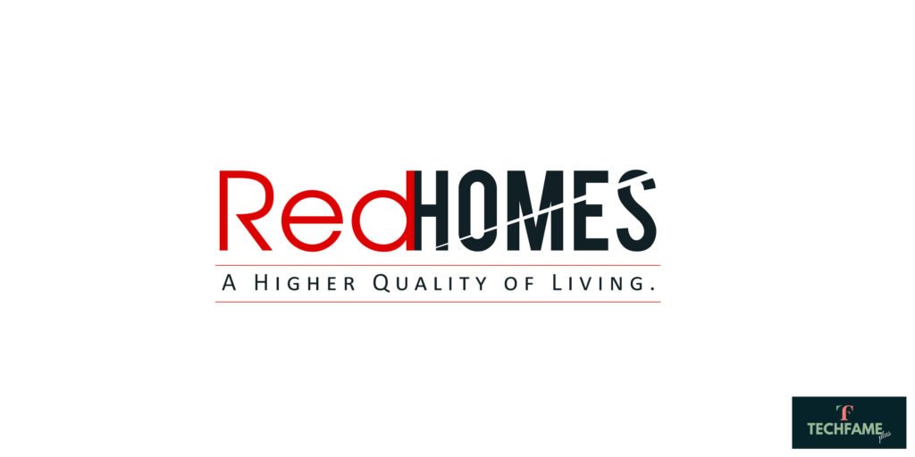 Red Homes Real Estate PSD Logo Design