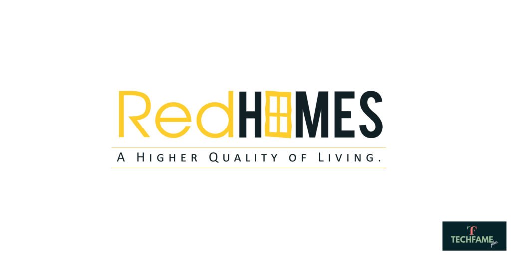 Red Real Estate PSD Logo Design