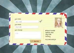 login form