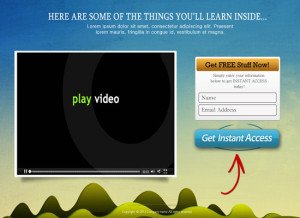 squeeze page