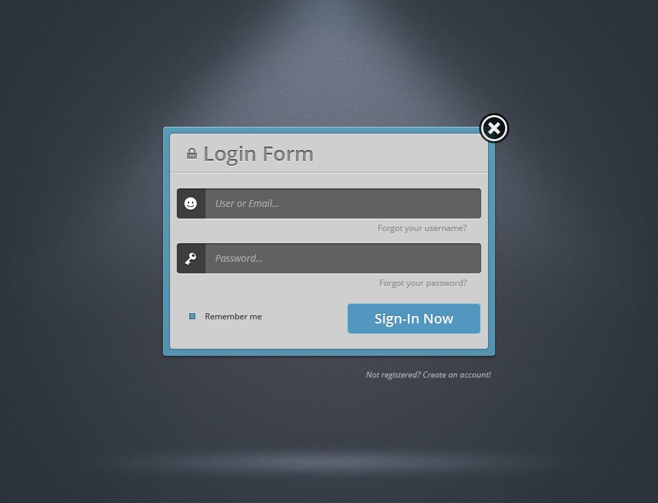 Top Login Contact us Newletter Form Design - Techfameplus.