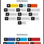 Top Html Css Social Buttons Designs
