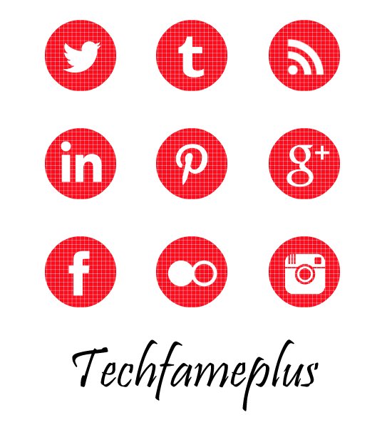 Top 9 Red Social Icons