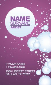 Best Artist Business Card Design