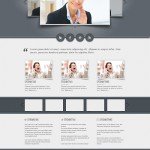 Best Gray Business Template Design For Bloggers