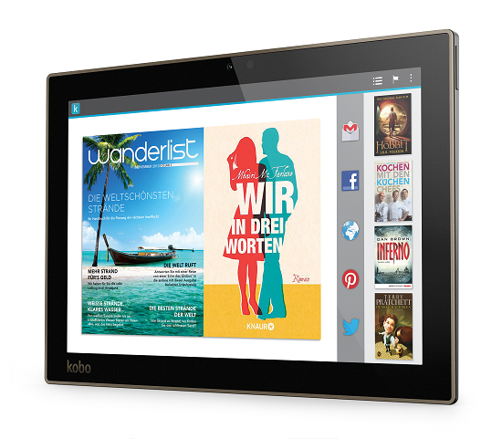 Kobo tablets with a special reading mode