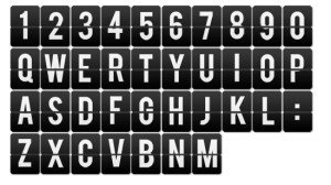 Free board letters PSD Design