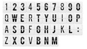 Free board letters PSD Design