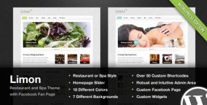 Restaurant and Spa Free WordPress Theme