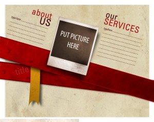 brochure Back page PSD design