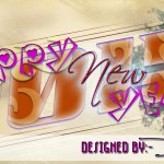 happy new year 2015 text with flame effect #4