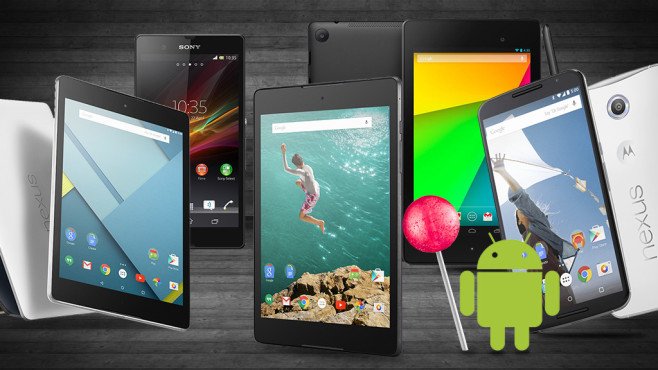 Android 5.0 Lollipop with Smartphones and tablets