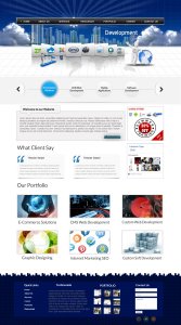 Free Business Template Design With Column Design