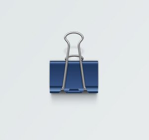 Binder clip psd mock design