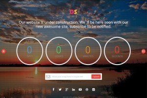 DS Free Coming Soon HTML CSS Template