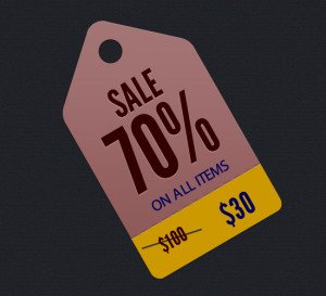 Free Pricing Tag Psd Design
