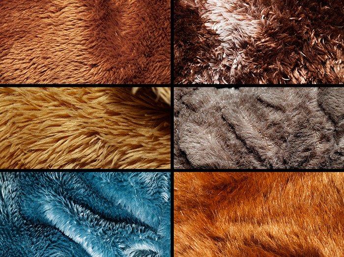 Textures Stuffed Design with Animals Skin