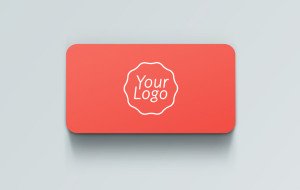 business card front side psd mock design