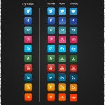 Top 10 Awesome Social Media Icons With Hover Effect