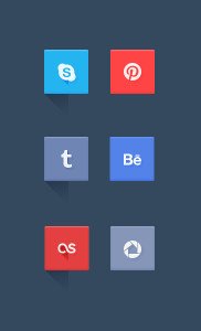 Top 16 Awesome Social Media Icons With Hover Effect
