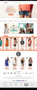 Ecommerce Template PSD Designed