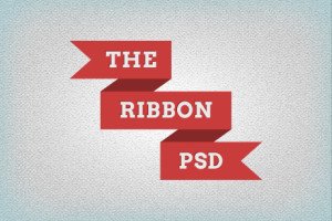 Top 6 Flat Ribbon PSD design