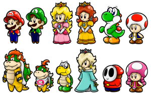 super mario cute characters