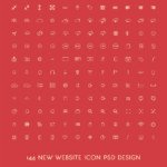 Review Free 144 new Website Icon PSD design