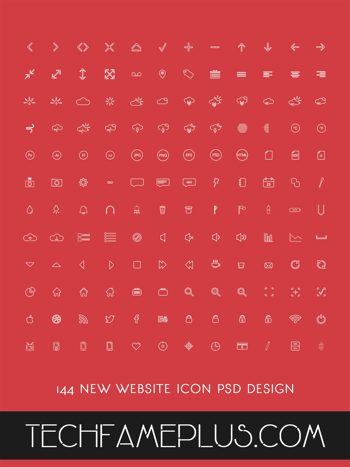Review Free 144 new Website Icon PSD design