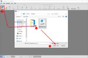 Able2Extract Edit PDF Content Step 1 Open-PDF