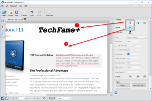 How to Add delete text in Edit PDF Content