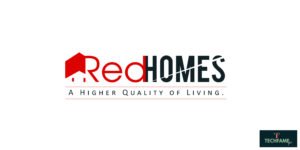 The Red Homes Real Estate PSD Logo Design