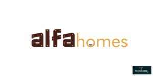 alfa Homes Real Estate PSD Logo Design