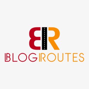 Blog Routes PSD Logo Design