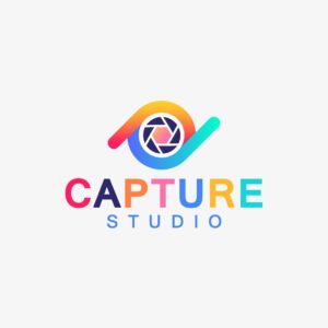 Capture Studio psd logo design