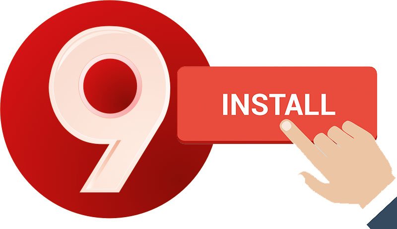 Install 9Apps Uptodown - Best Android application