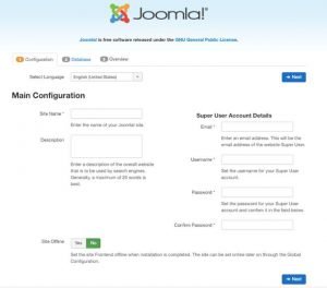 Step: Joomla Installation Step and Process