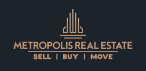 Metropolis Real Estate Logo Design Sample