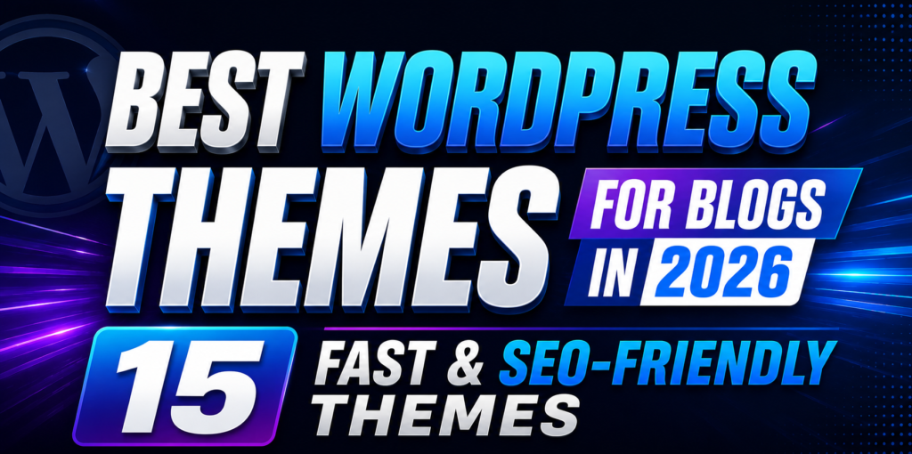 Best WordPress Themes for Blogs in 2026 – 15 Fast & SEO-Friendly Themes