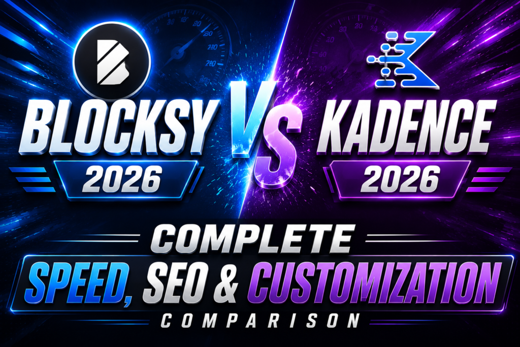Blocksy vs Kadence 2026 – Which WordPress Theme Is Better?