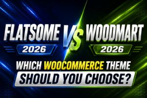 Flatsome vs WoodMart 2026 – Complete Speed, SEO & WooCommerce Comparison