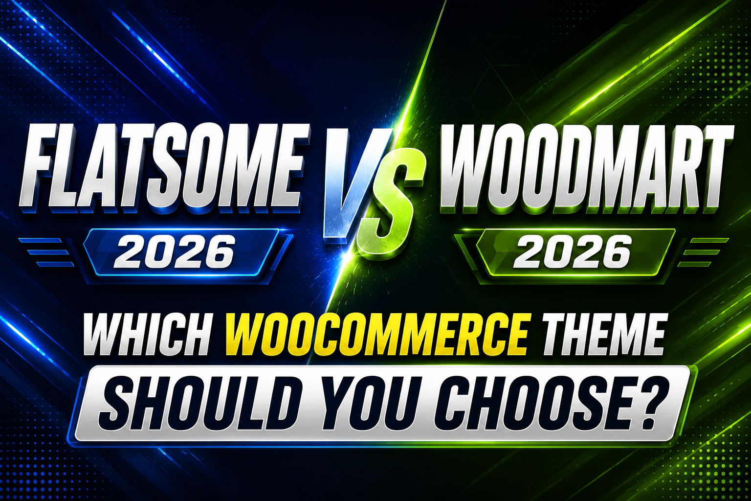 Flatsome vs WoodMart 2026 – Complete Speed, SEO & WooCommerce Comparison